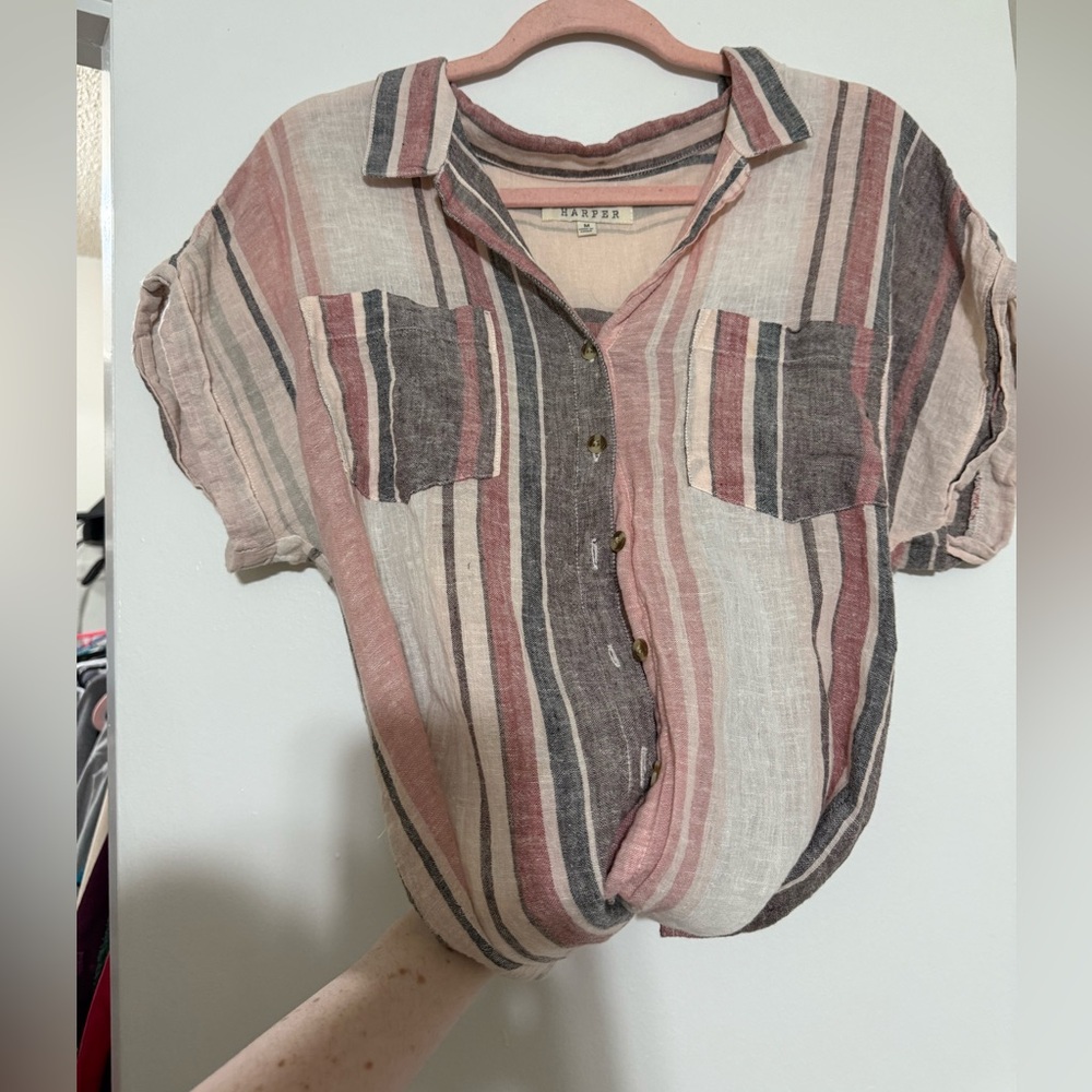 Harper Striped Casual Shirt